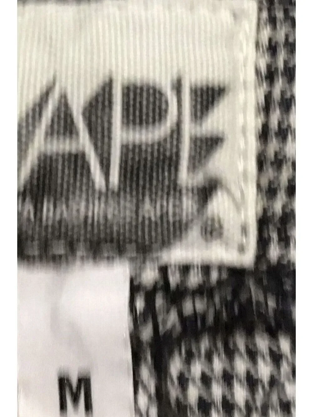 Bape checkered shorts